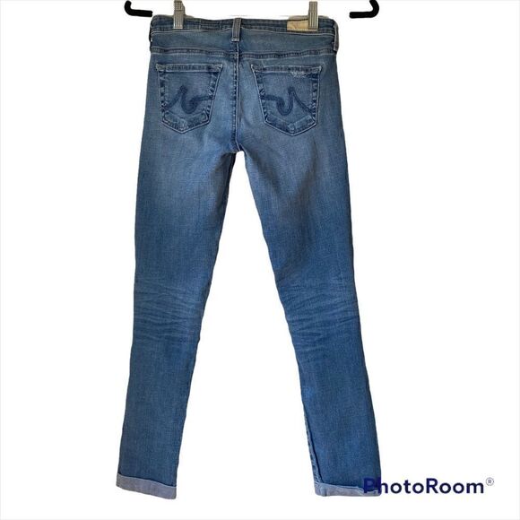 AG | Adriano Goldschmied Stilt Roll-Up Cigarette Jean - Picture 3 of 16